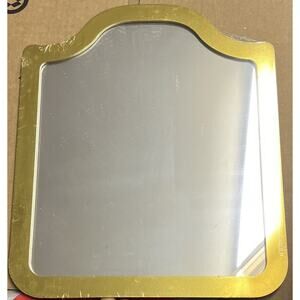 Horizon Group Plastic Gold Finished Decorative Wall Mirror 11.75" x 10" New